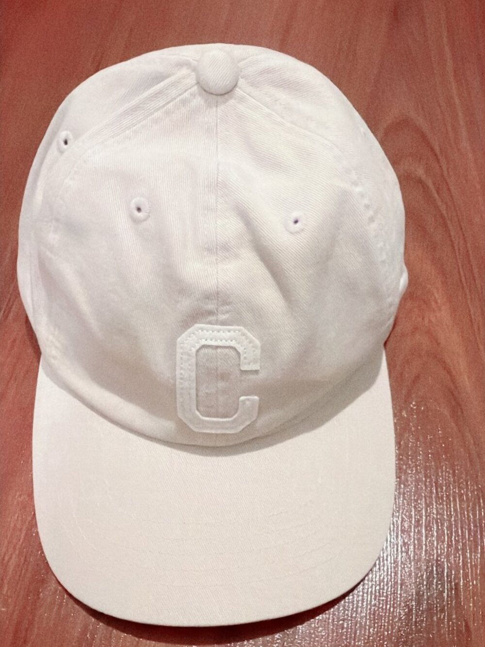 COVERNAT Ivory Cream C Logo Baseball Cap Adjustable NWT Korean Brand